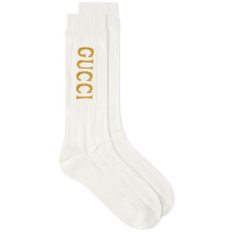 gucci white mens sock|authentic gucci stockings.